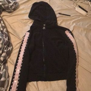 PINK Black Hoodie/Jacket. No wear or tear.